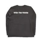 T-ShhhのW.T.W(with the works) ロングスリーブTシャツの裏面
