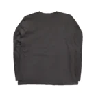 neco_inuのねこもいぬも好き <ロゴ Yellow> Long Sleeve T-Shirt :back