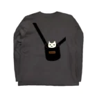 すとろべりーガムFactoryの猫専用バッグ Long Sleeve T-Shirt :back