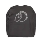 Take it easy. ゆるゆるのVery まぶしい・白色　 Long Sleeve T-Shirt :back