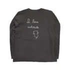 風野ひつじのI love solitude. ロングスリーブTシャツの裏面