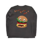 pirikaのハンバーガーくん ロングスリーブTシャツの裏面