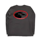 ゴイサギ+αのRed Circle ロングスリーブTシャツの裏面