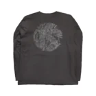 nonaの奄美の森グレー Long Sleeve T-Shirt :back