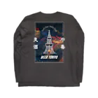 Beer TokyoのBeer Tokyo Night Tempo Long T Long Sleeve T-Shirt :back