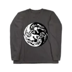 Ａ’ｚｗｏｒｋＳの陰陽二連髑髏 旋転（オリジナル家紋シリーズ） Long Sleeve T-Shirt