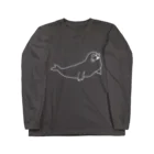 neconos Goodsのあざらしのひと（白） Long Sleeve T-Shirt