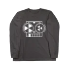 北風のゼリーのオープンリールテープレコーダー（白） Long Sleeve T-Shirt