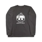 QUQU_WORKSのウィンタースカル ゴーグルドクロ ホワイト Long Sleeve T-Shirt