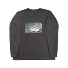 Cafe Lounge & Library pratimākrrm cĥā -ゆるやかな彫刻-のSLOW SUNSET 〜 豊洲 Long Sleeve T-Shirt