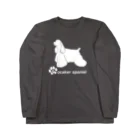 bow and arrow のアメリカンコッカースパニエル Long Sleeve T-Shirt