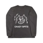 ehime@けだま&もち＆すみのCRAZY SPITZ「HA HA HA」ver.white Long Sleeve T-Shirt