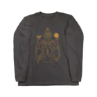 Bo tree teeのThe sun & the moon (beige) Long Sleeve T-Shirt