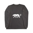 chan-takehaniの影のパンサー（白） Long Sleeve T-Shirt