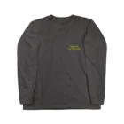 neco_inuのねこもいぬも好き <ロゴ Yellow> Long Sleeve T-Shirt