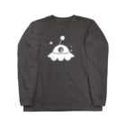 cosmicatiromのUFO 白 ロングスリーブTシャツ