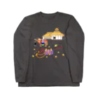 モノツクルヒト　Fuku～ふく～のチャグチャグ馬コと曲り屋 Long Sleeve T-Shirt