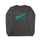 PiZakkuの横断歩道は気をつけよう　水色 Long Sleeve T-Shirt