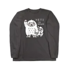 イラスト MONYAAT のイエティのイエ～イ　B Long Sleeve T-Shirt