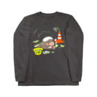 コミチアートショップのはたらくモグラ Long Sleeve T-Shirt