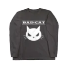 ゴロニャーのダサT屋さんの反抗期の猫シリーズ BAD CAT Long Sleeve T-Shirt