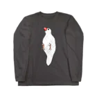 Lily bird（リリーバード）のしがみつく文鳥 Long Sleeve T-Shirt