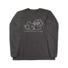 イラスト MONYAAT の似顔絵 へのへのろもこ*E Long Sleeve T-Shirt