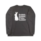 rd-T（フィギュアスケートデザイングッズ）のWhite Rabbit Long Sleeve T-Shirt