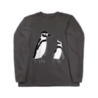 ekoeko ショップのペンギン親子 ロングスリーブ Long Sleeve T-Shirt