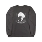 猫社謹製のどら猫かつお（フロント） Long Sleeve T-Shirt