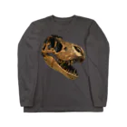 RubbishのT. Rex 頭骨 Long Sleeve T-Shirt