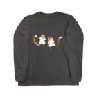 ねずりすSHOPの踊るフサオスナネズミ Long Sleeve T-Shirt