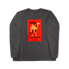 YS VINTAGE WORKSのチェコ　プラハ動物園　ラクダ Long Sleeve T-Shirt