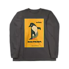 YS VINTAGE WORKSのチェコ・プラハ動物園　ペンギン　 ロングスリーブTシャツ