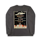 YS VINTAGE WORKSのソ連（ソビエト）　飛行機　黒 ロングスリーブTシャツ