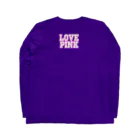 🍔🥁((𝐂𝐇𝐀"𝐀𝐍"𝐏𝐎))🥁🍟の💜NBA🏀PINK💜 Long Sleeve T-Shirt :back