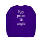 Egyptian TriangleのEgyptian Triangle ロングスリーブTシャツの裏面