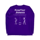 Samurai Gardenサムライガーデンの濃色濃厚接触禁止IITAIDAKE Long Sleeve T-Shirt :back