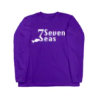 セブンシーズ Online StoreのSeven Seas モチーフロゴ（白文字） Long Sleeve T-Shirt