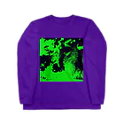 FLUORESCENCE のWOLF LIGHTGREEN ロングスリーブTシャツ