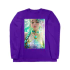 💖宇宙整体♪🌈♪こころからだチャンネル♪💖のhealing mermaid  REINA ロングスリーブTシャツ