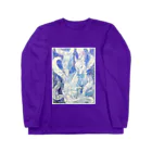 Lost'knotのBlue nine-tailed fox Long Sleeve T-Shirt