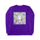 おじじなるらぶのうさぎ🐰野{の}森🍀 ロングスリーブTシャツ