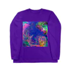 黄金桃と猫の胎動 Long Sleeve T-Shirt