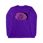 のゆきのしゃしーんのむらさき色 Long Sleeve T-Shirt