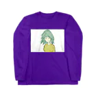 水草の粒子ガール Long Sleeve T-Shirt