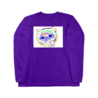 ぶたさんHOUSEのネオン豚くん Long Sleeve T-Shirt