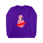 Sweet Colorの死にたい私はフードを被る Long Sleeve T-Shirt