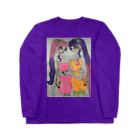 chanchanz handmade with LOVEのneon dressed girls ロングスリーブTシャツ