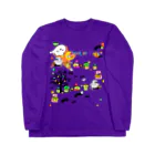 ぱくぱくショップのお化けのお菓子狩り🎃 Long Sleeve T-Shirt